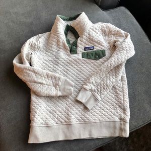 Patagonia quilt snap t fleece pullover